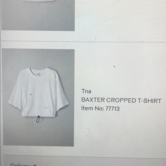 Tna Baxter Cropped T-shirt - Picture 1 of 2